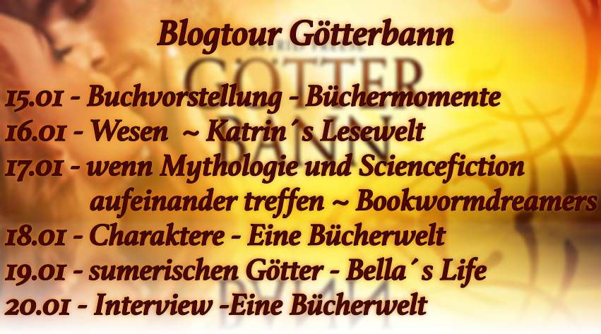 Blogtour zu Götterbann – „Buchvorstellung“